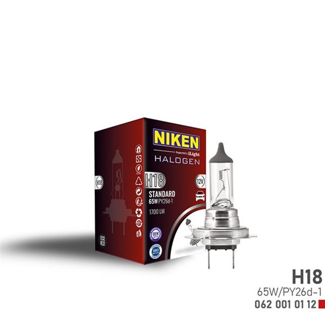 NIKEN H18 65W HALOJEN AMPUL PY26D - 1 12V