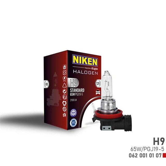 NIKEN H9 65W HALOJEN AMPUL PGJ19 - 5 12V