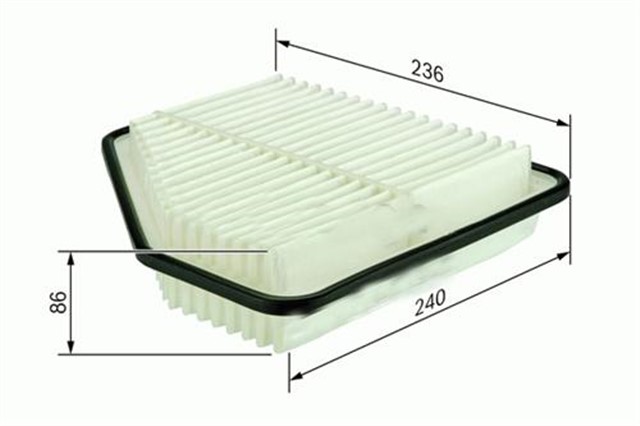 HAVA FILTRESI TOYOTA RAV4 YM. 2.2 D - 4D 08