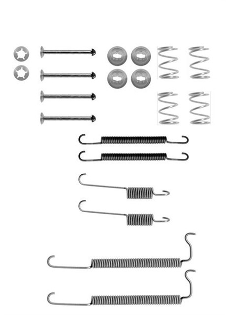 ARKA FREN PABUC MONTAJ TAKIMI OPEL VECTRA A - ASTRA F - CORSA - ASCONA - DEARANOS - CIELO - ESPERO - LANOS