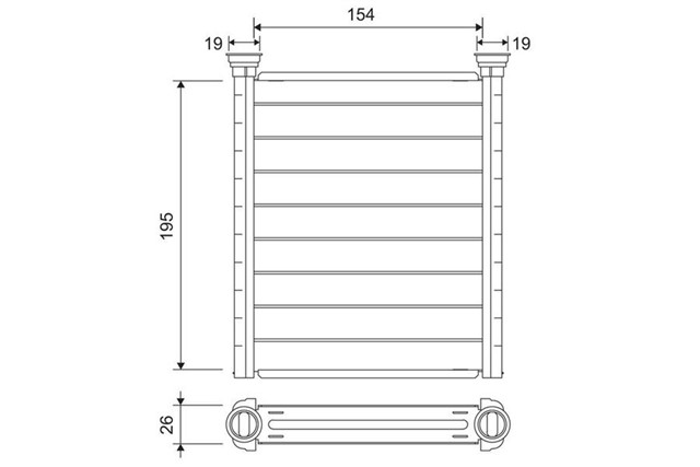 KALORIFER RADYATORU MERCEDES W176 W246 C117 X117 X156