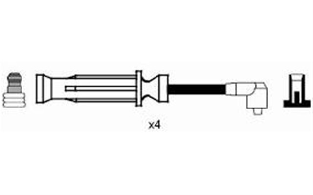BUJI KABLOSU ROVER 400 2.0I 94 - 98 420 92 - 00 620TI 94 - 99 RC - RV301