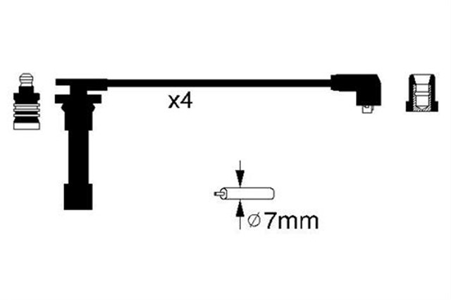 BUJI KABLOSU ROVER 618ISI 96 - 99 620SI 93 - 99 623SI 93 - 99 HONDA PRELUDE 2.2 96 - 00 ACCORD 2.0 93 - 98