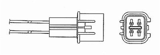 OKSIJEN SENSORU MITSUBISHI CARISMA 1.6 95 - 06 COLT V 1.4 - 1.6 96 - 03 LANGER VI 1.3 12V 95 - 03