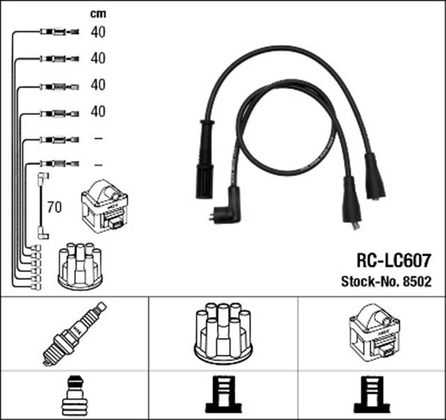 RC - LC607 ATESLEME KABLOSU