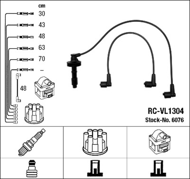 RC - VL1304 ATESLEME KABLOSU