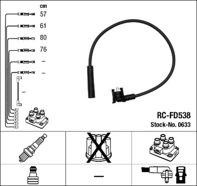 RC - FD538 ATESLEME KABLOSU