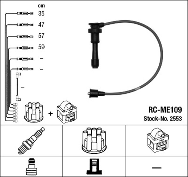 RC - ME109 ATESLEME KABLOSU