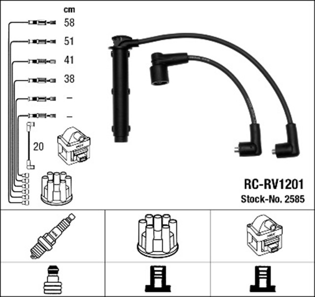 RC - RV1201 ATESLEME KABLOSU