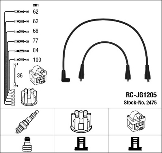 RC - JG1205 ATESLEME KABLOSU