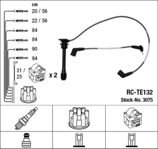 RC - TE132 ATESLEME KABLOSU