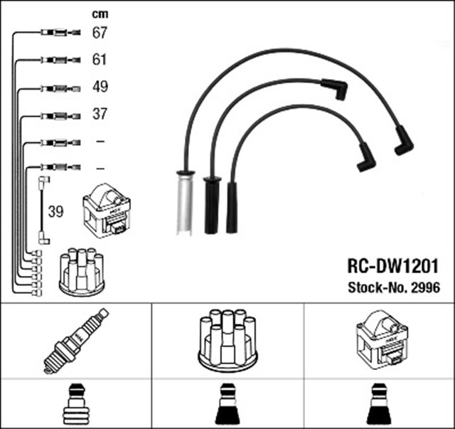RC - DW1201 ATESLEME KABLOSU