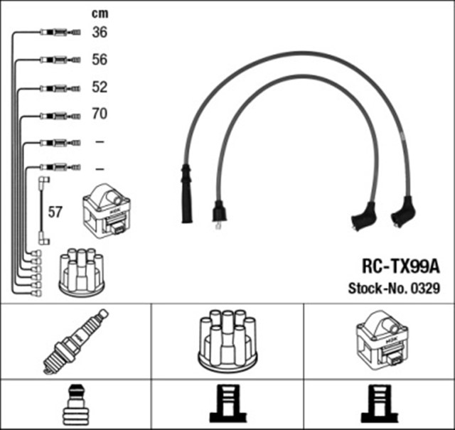 RC - TX99A ATESLEME KABLOSU