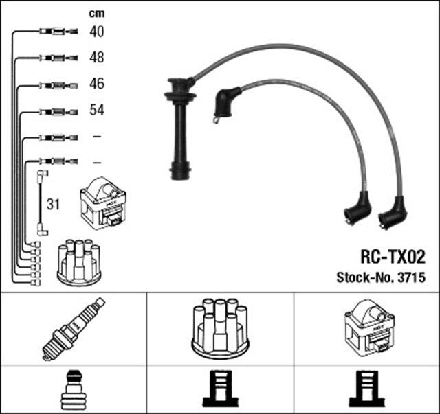 RC - TX02 ATESLEME KABLOSU