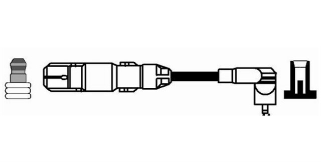 BUJI KABLOSU TAKIM GOLF5 - JETTA - A3 - LEON - PASSAT - A4 AKL - ADP - ALZ - BSE - BFQ - BGU - AHL 1.6 97 - 10