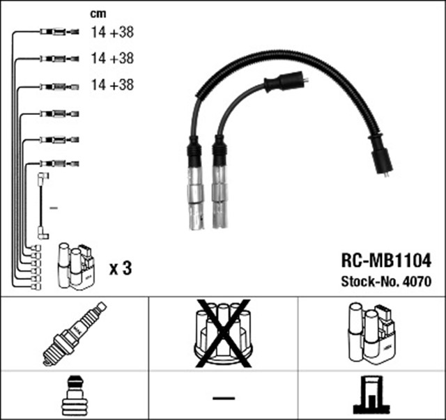 RC - MB1104 ATESLEME KABLOSU