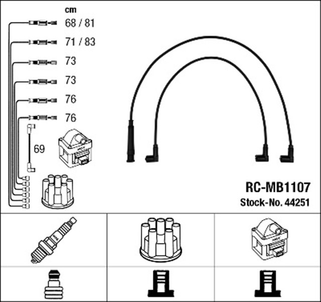 RC - MB1107 ATESLEME KABLOSU
