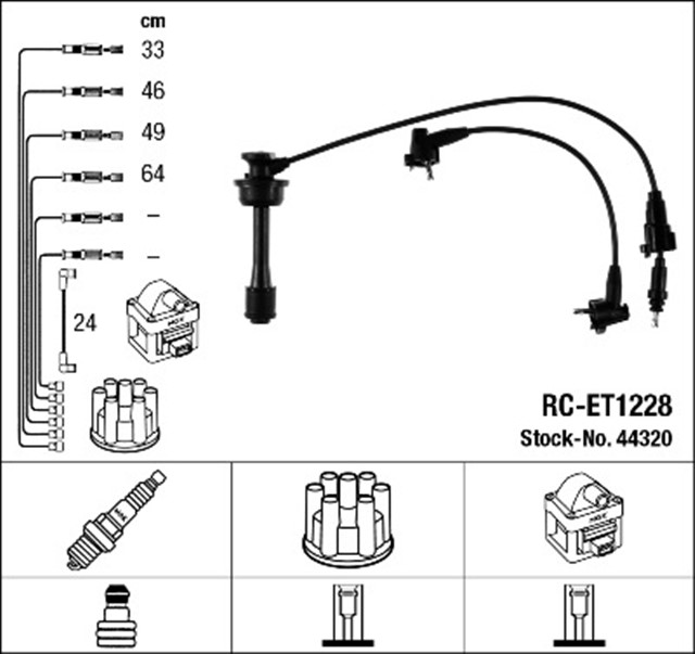 RC - ET1228 ATESLEME KABLOSU
