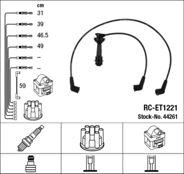 RC - ET1221 ATESLEME KABLOSU