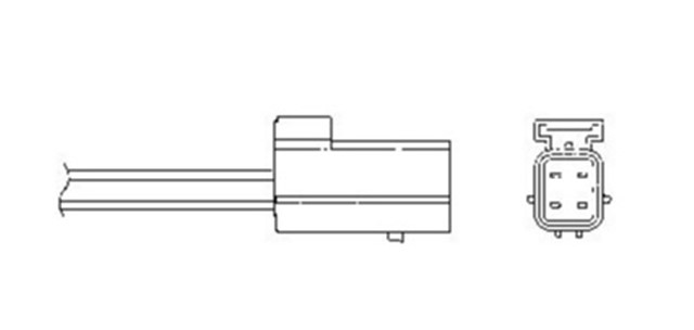 OKSIJEN SENSORU OTD3J - 5B1 JAGUAR XJ 3.2 4.0 COUPE 94 - 96 XJSC 4.0 94 - 97