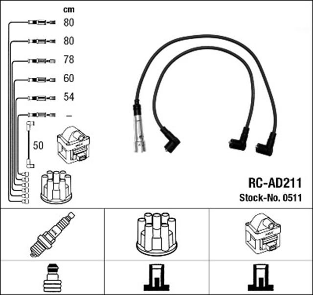 RC - AD211 ATESLEME KABLOSU