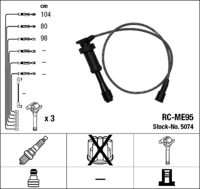 RC - ME95 ATESLEME KABLOSU