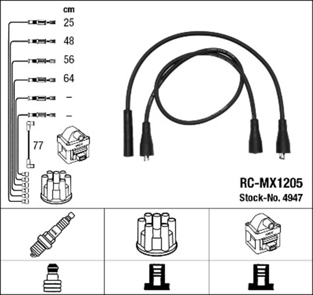 RC - MX1205 ATESLEME KABLOSU