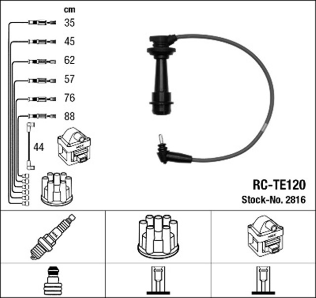 RC - TE119 ATESLEME KABLOSU