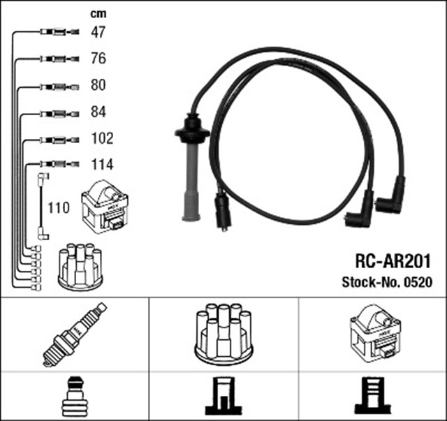 RC - AR201 ATESLEME KABLOSU