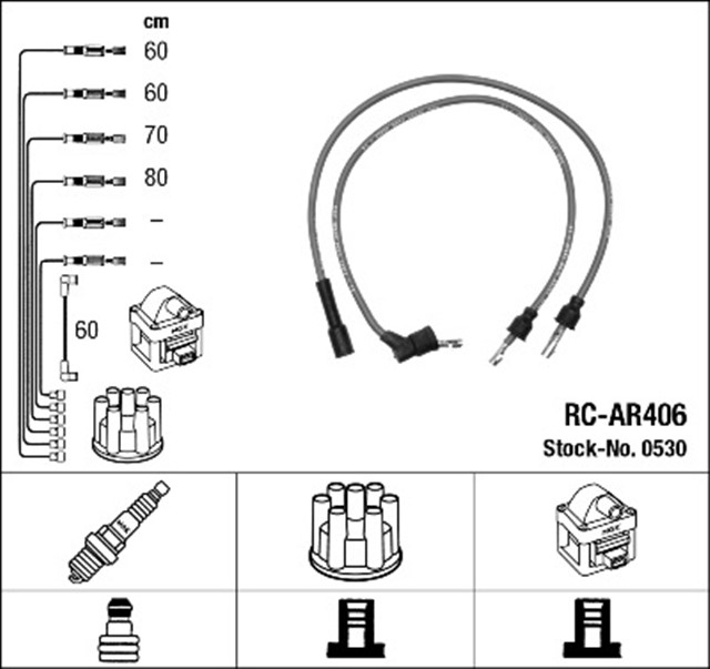 RC - AR406 ATESLEME KABLOSU