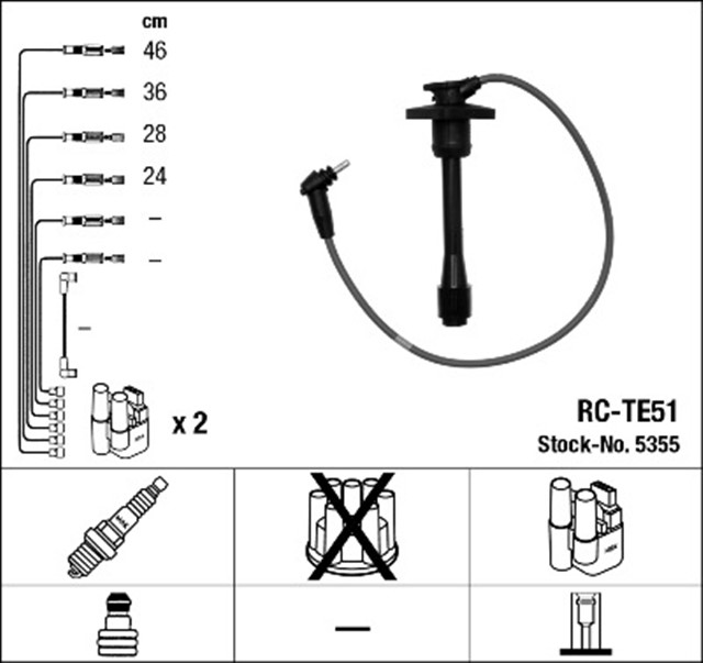 RC - TE51 ATESLEME KABLOSU