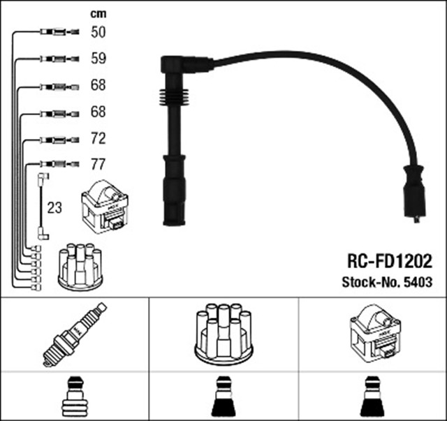 RC - FD1202 ATESLEME KABLOSU