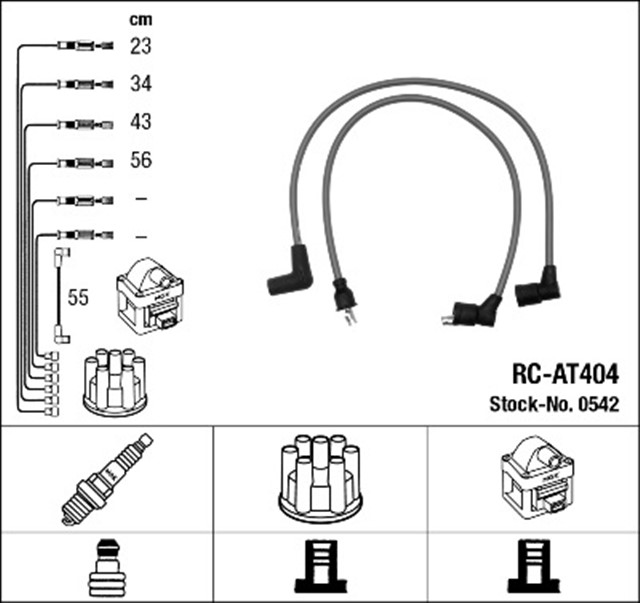 RC - AT404 ATESLEME KABLOSU