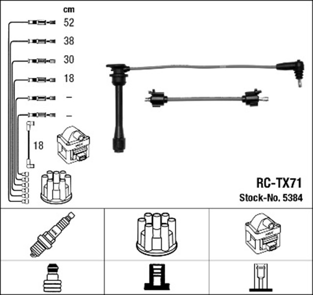 RC - TX71 ATESLEME KABLOSU