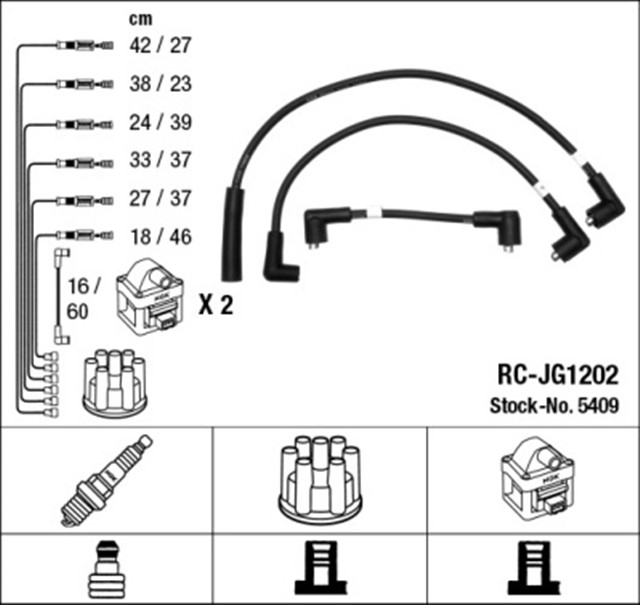 RC - JG1202 ATESLEME KABLOSU
