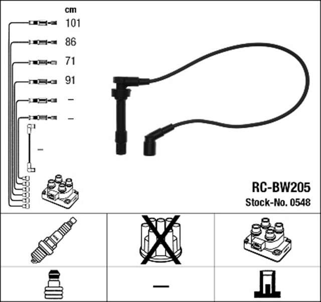 RC - BW205 ATESLEME KABLOSU