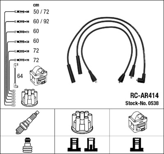 RC - AR414 ATESLEME KABLOSU