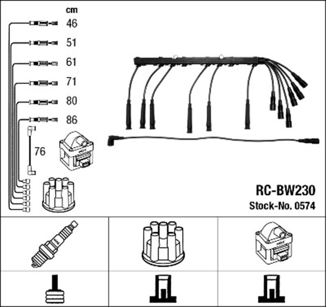RC - BW230 ATESLEME KABLOSU