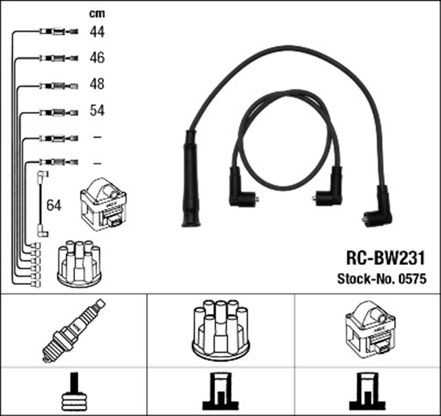 RC - BW231 ATESLEME KABLOSU