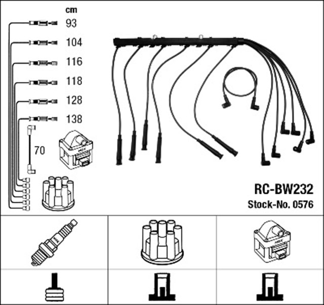 RC - BW232 ATESLEME KABLOSU