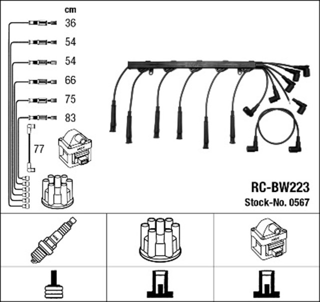 RC - BW223 ATESLEME KABLOSU
