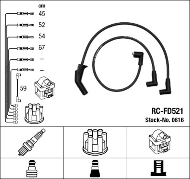 RC - FD521 ATESLEME KABLOSU