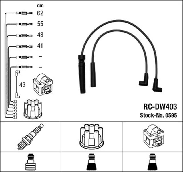 RC - DW403 ATESLEME KABLOSU