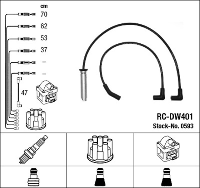 RC - DW401 ATESLEME KABLOSU