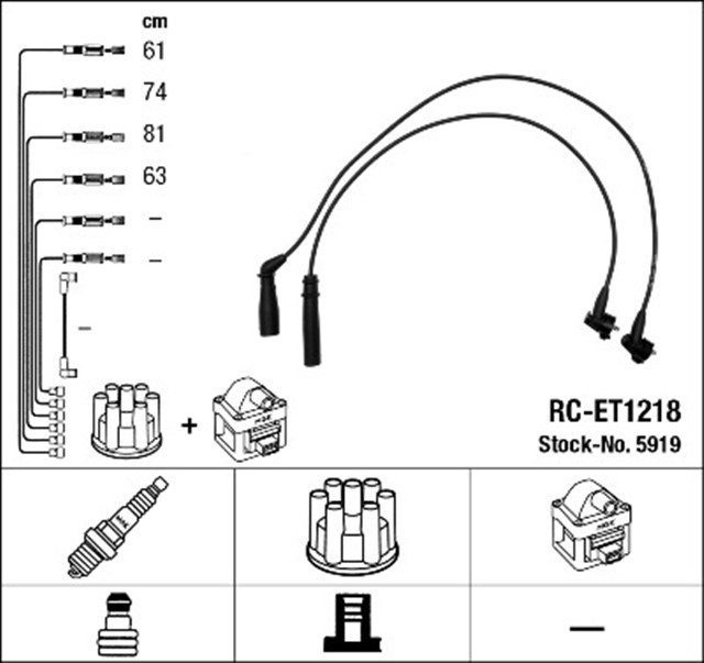 RC - ET1218 ATESLEME KABLOSU