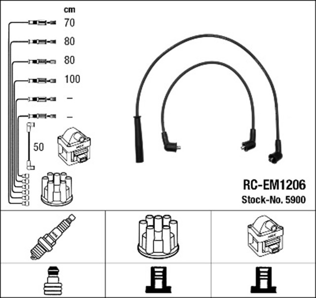 RC - EM1206 ATESLEME KABLOSU