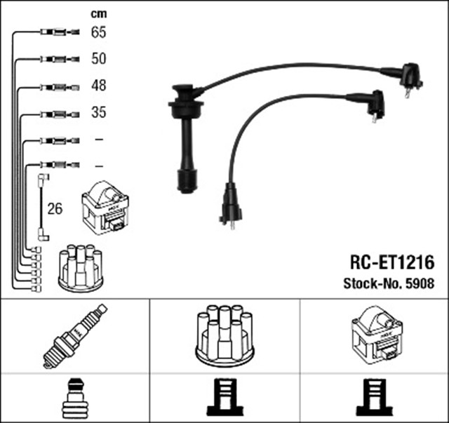 RC - ET1216 ATESLEME KABLOSU