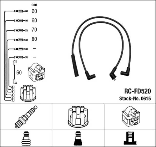RC - FD520 ATESLEME KABLOSU