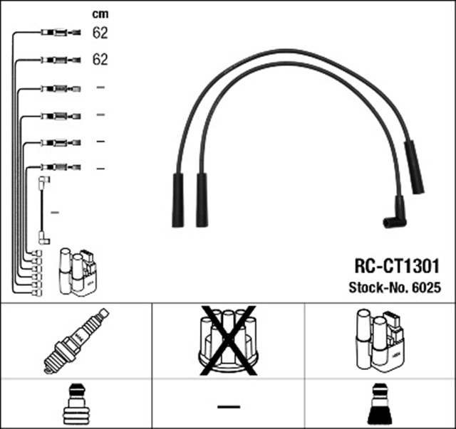 RC - CT1301 ATESLEME KABLOSU