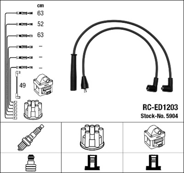 RC - ED1203 ATESLEME KABLOSU